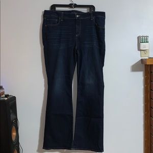 Lucky Brand Blue Jeans Ginger Boot